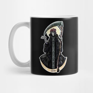 Lady death / Santa Muerte White stroke por sirako Mug